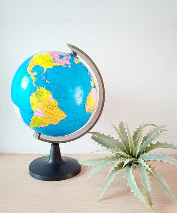 Globo Terrestre girevole per ufficio | Decorazione di arte