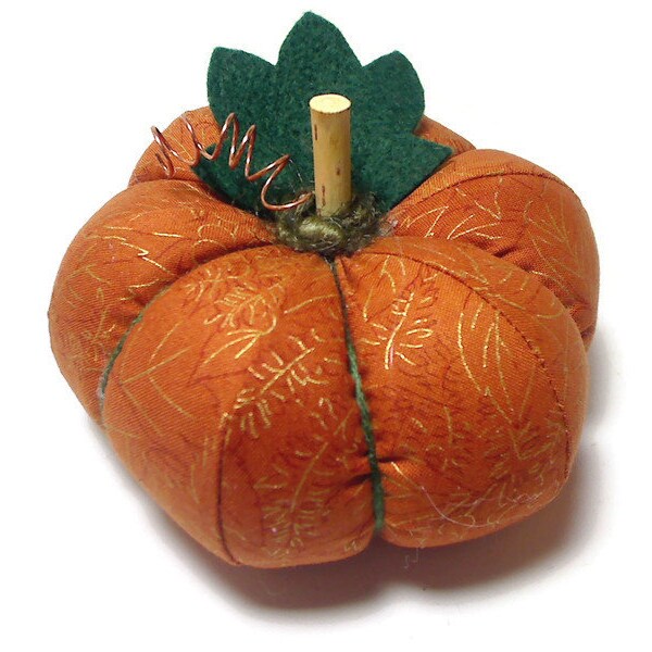 Size 5 | Orange Fabric Pumpkin | Halloween Decor |Fall Decoration | Thanksgiving Decor | Fabric Pumpkin | Shelf Sitter | Handmade Gift | #22