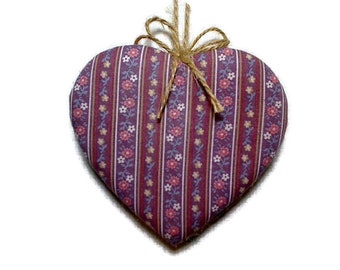 Large Purple Heart Ornament | Easter / Spring Decor | Party Favor | Birthday | Tree Ornament | Valentine's Day | Handmade Gift Idea | #3