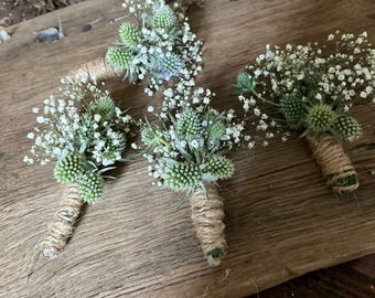 Anstecker Hochzeit, Bräutigam Anstecker, Hochzeitsanstecker für Gäste, Blumenanstecker Anstecknadel, Boutonniere Hochzeit, Handgemacht