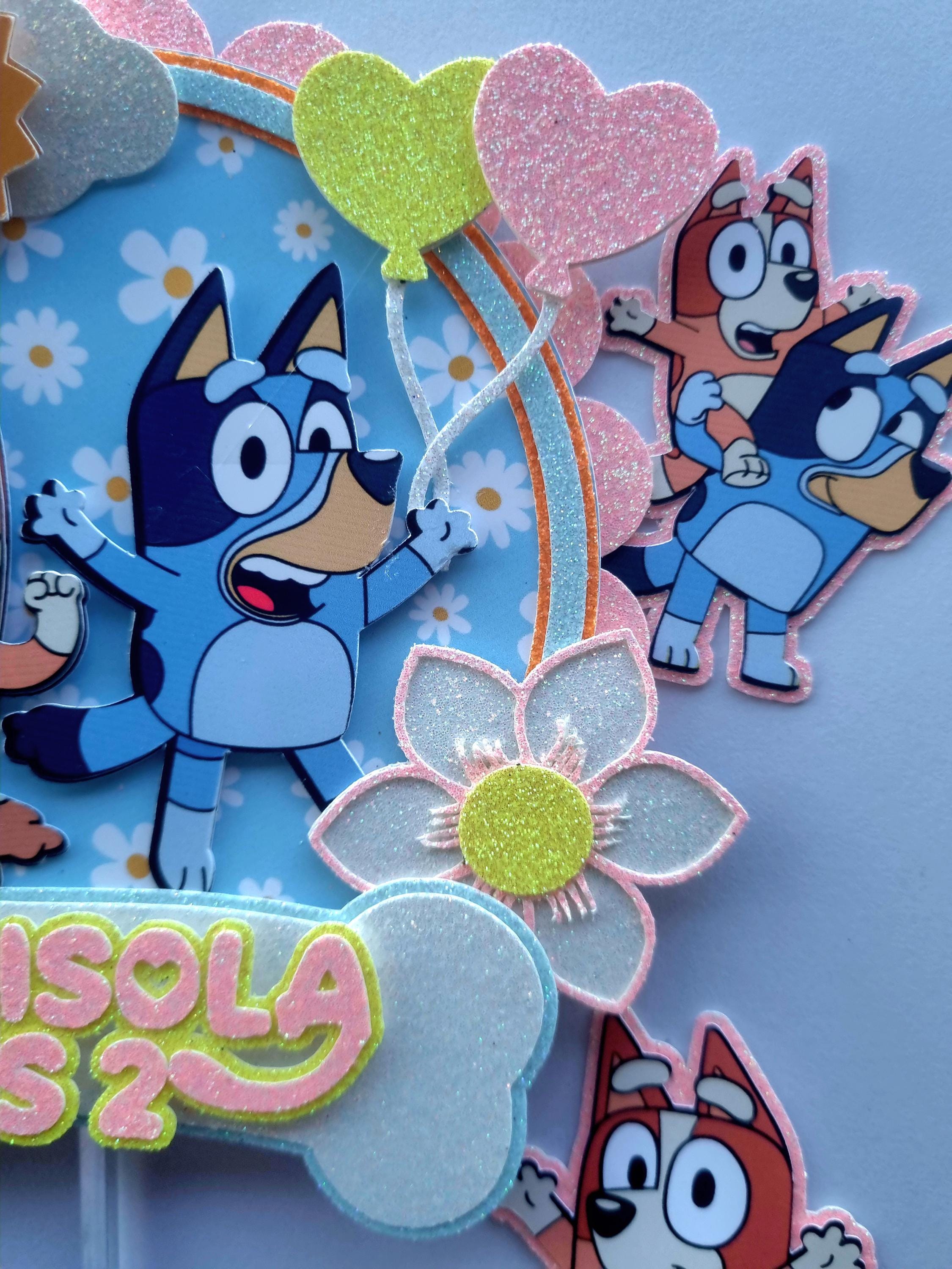 Bluey Cake Topper Set
