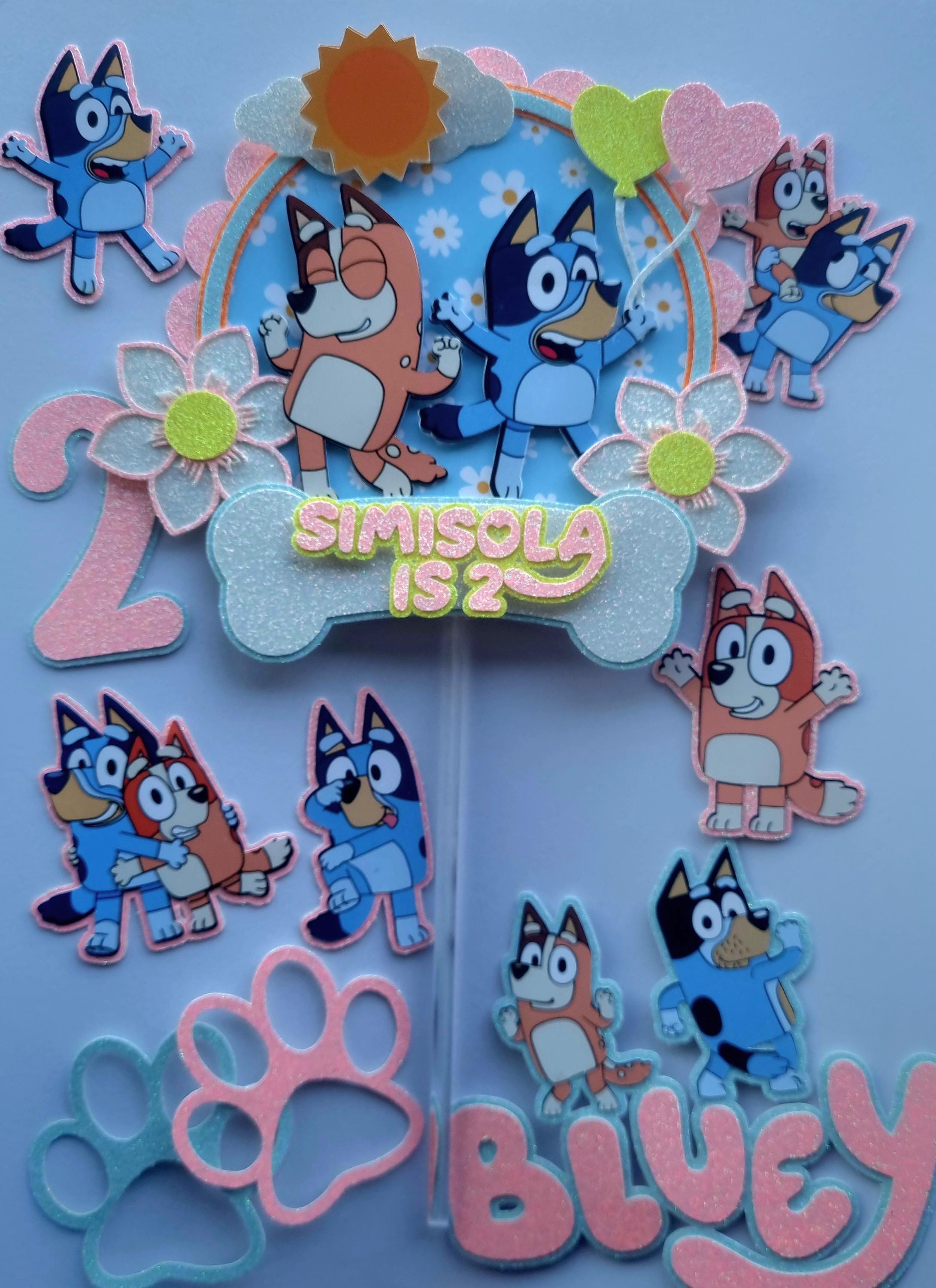 Bluey Cake Topper Set