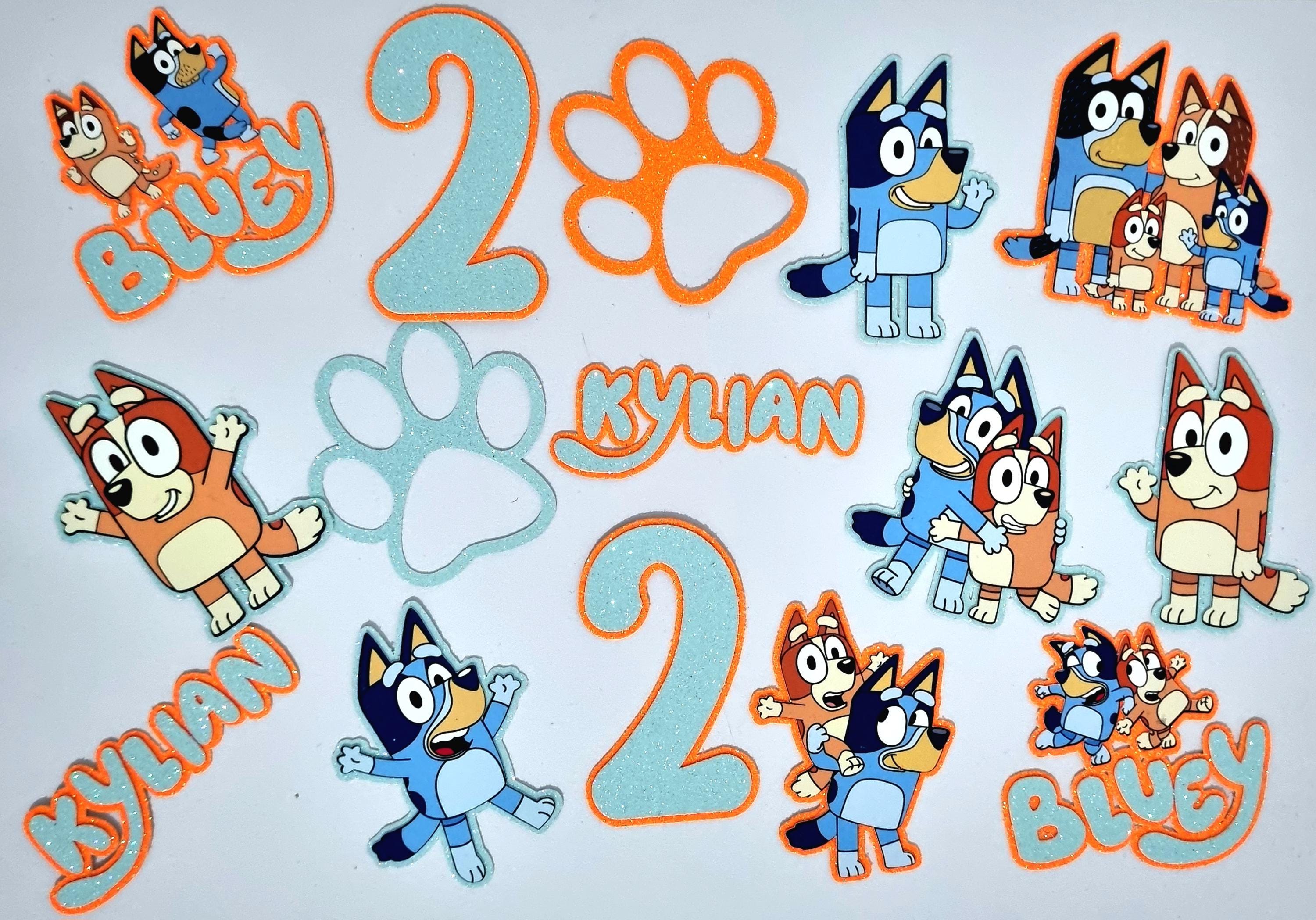 Personalized Glitter Toppers