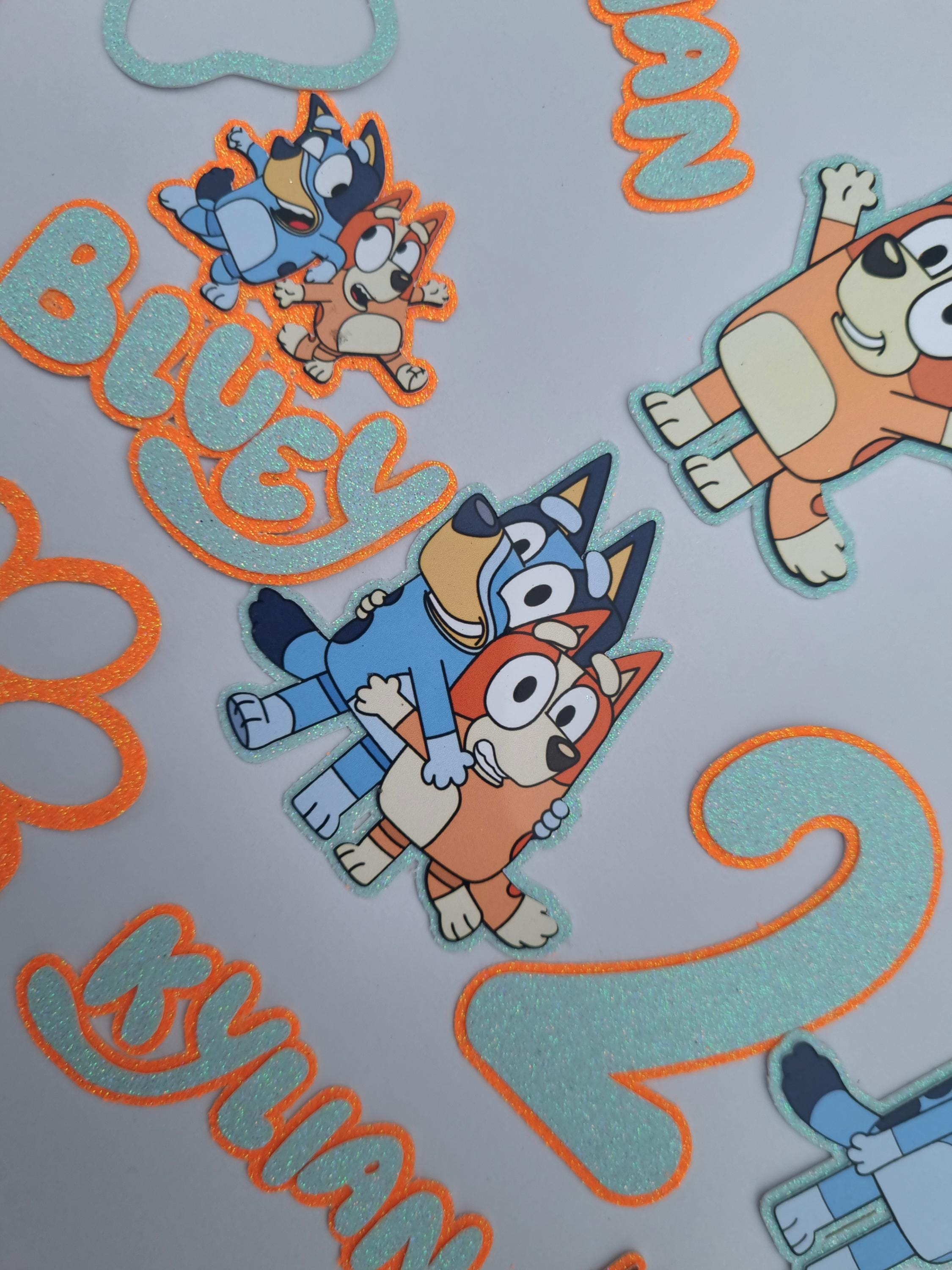 Personalized Glitter Toppers