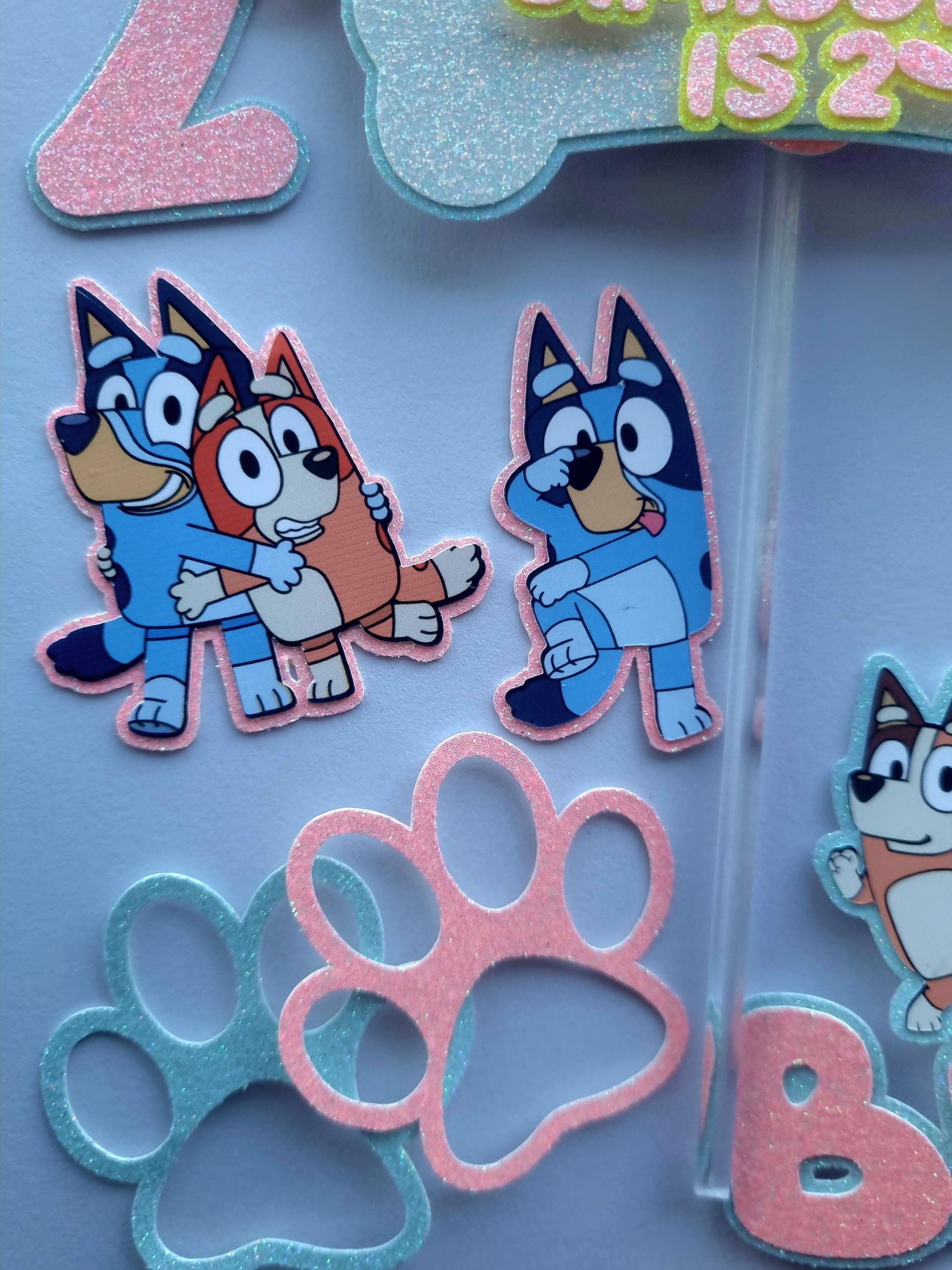 Bluey Cake Topper Set