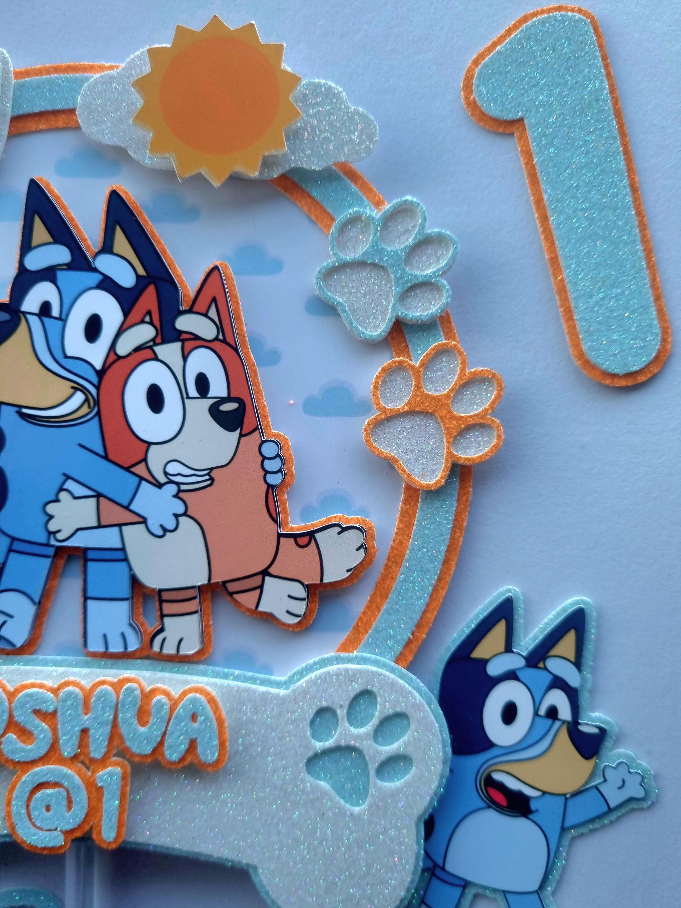 Bluey Cake Topper Set