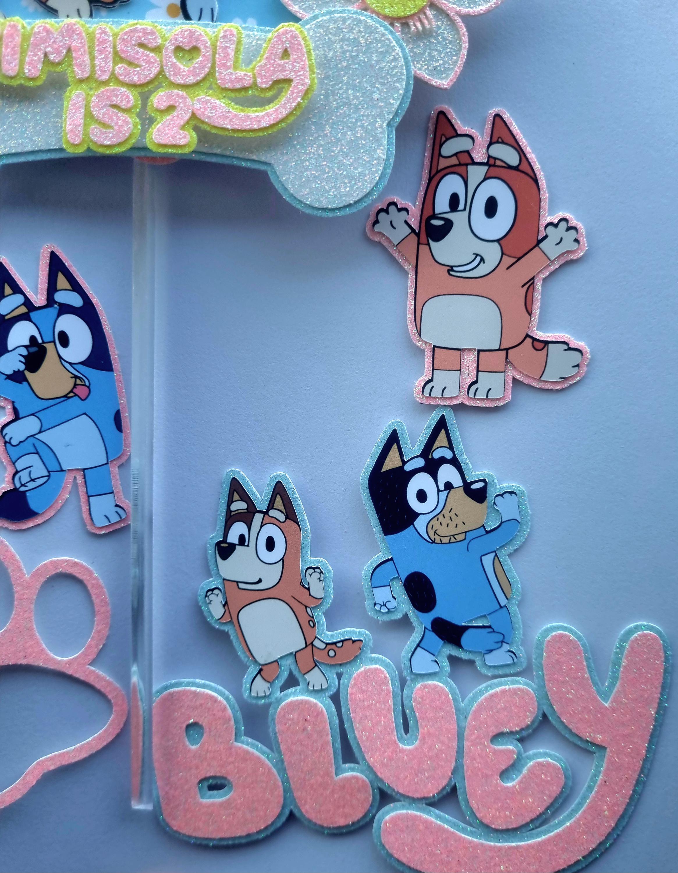 Bluey Cake Topper Set
