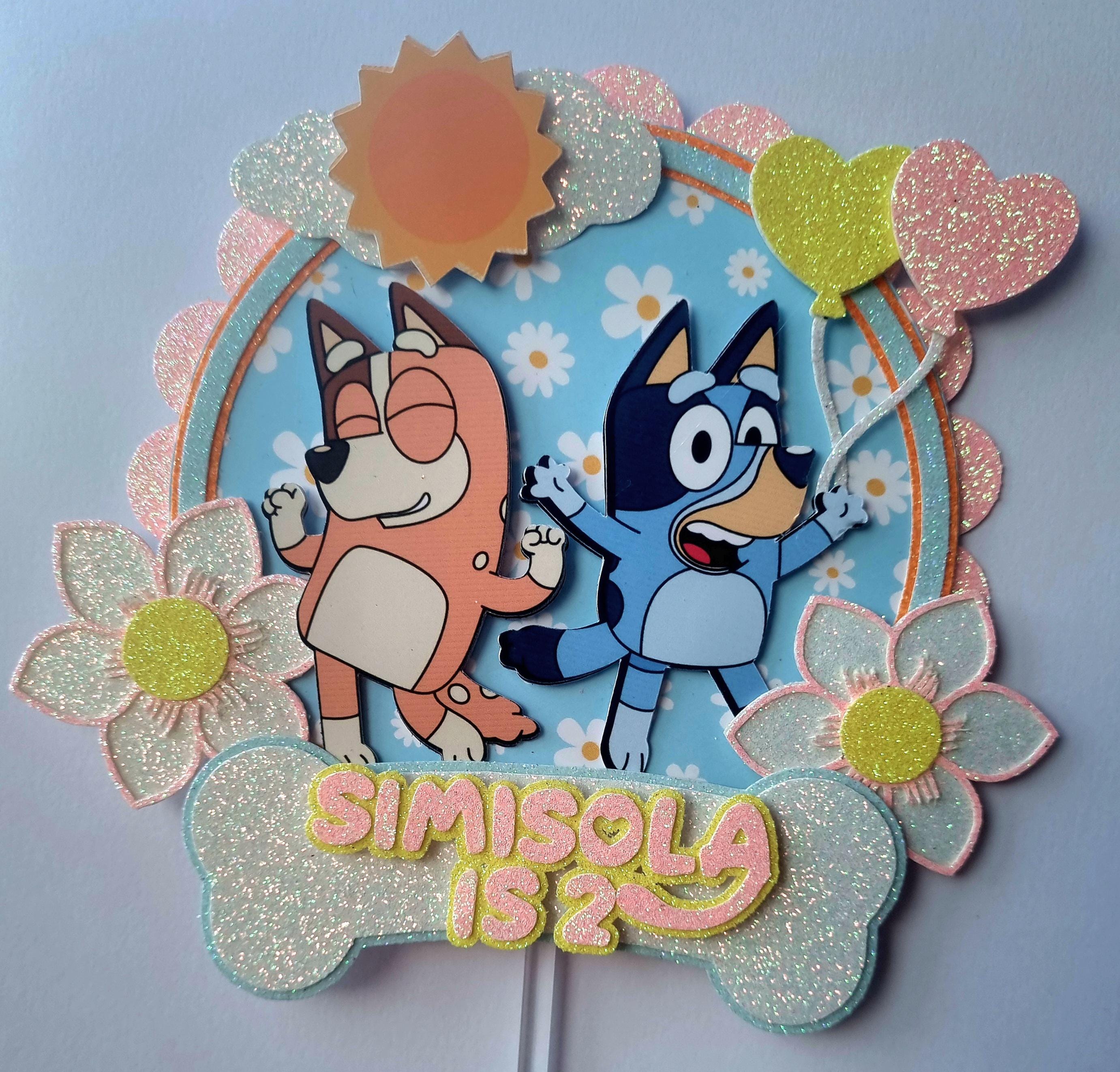 Bluey Cake Topper Set