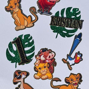 Lion King Cupcake Toppers