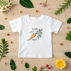Locally Grown Baby Tee: Infant Fine Jersey T-Shirt