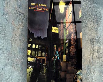 David Bowie Print, Ziggy Stardust Glass Wall Decor, K.West Alley Wall Art, The Last Concert Print, Music Wall Decor, Music Lover Gift