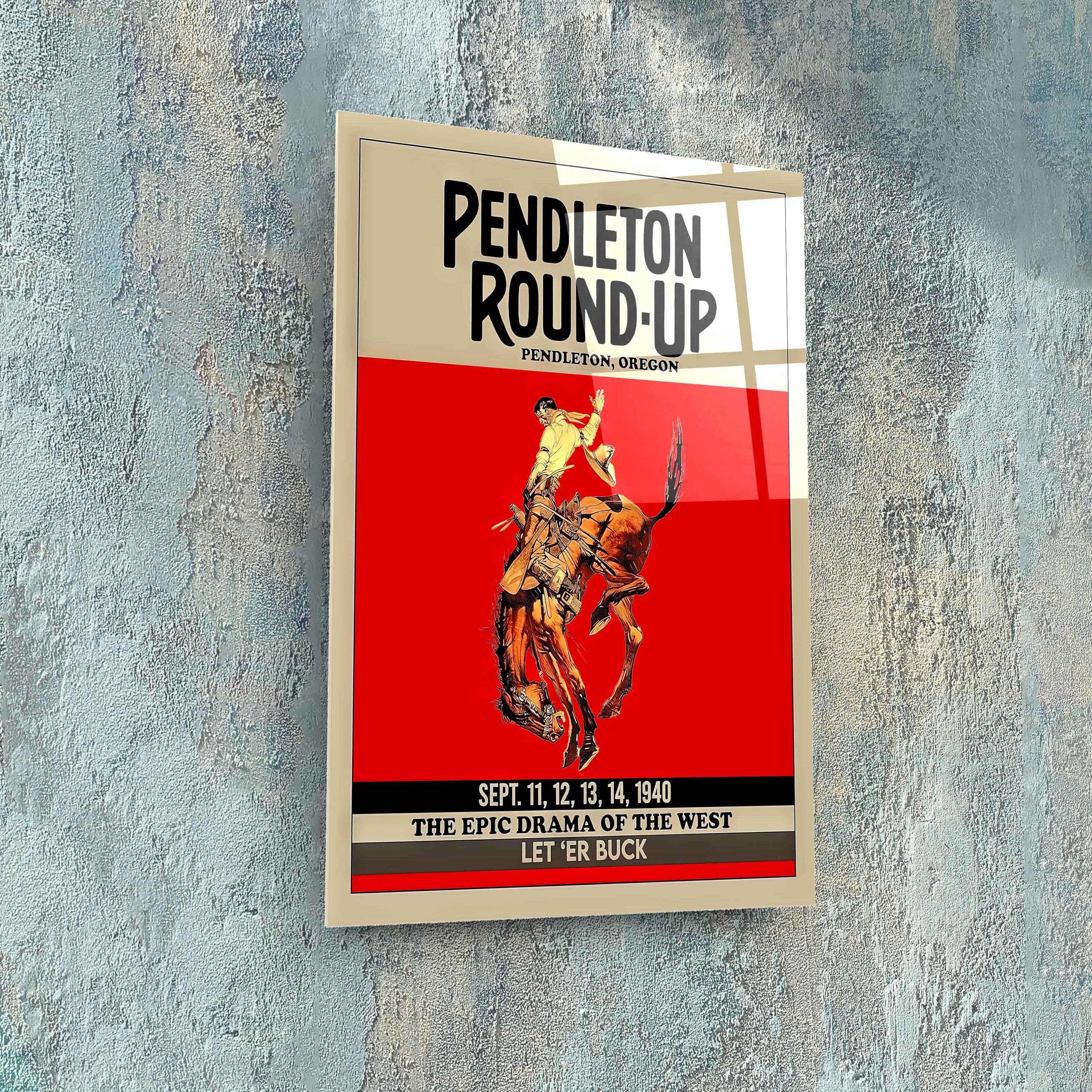 ペンドルトン PENDLETON ROUND-UP ビンテージ看板 ペンドルトン PENDLETON ROUND-UP ビンテージ看板 - メルカリ