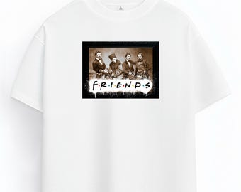 FRIENDS — Oversized T-Shirt | Ukrainian Art | Gift for Her or Him | with Taras Shevchenko