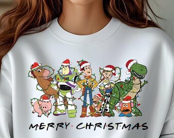 Toy Story Merry Christmas Sweatshirt, Cute Toy Story Ornament Shirt, Disneyland Christmas Shirt, Disney Xmas Shirt, Christmas Sweatshirt