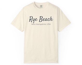 Custom NH Seacoast Vintage Tee - Comfort Colors Coastal Shirt | Rye, Portsmouth, Hampton Beach | Personalized Town Shirt