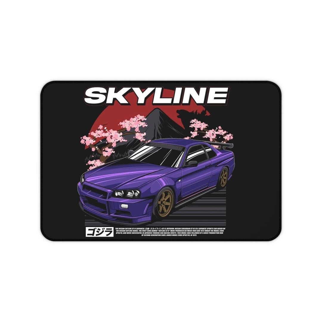 R34 GTR Desk Mat - Etsy