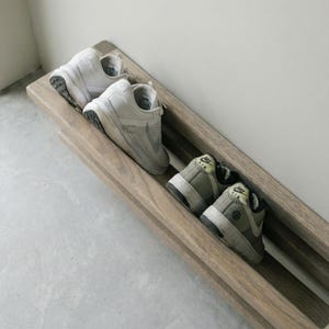 Slim Floating Shoe Rack – Compact Wall Shelf for Apartments image 6
