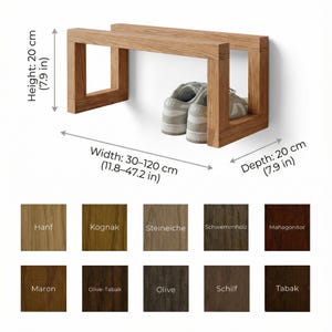 Rangement compact pour chaussures - Organiseur en bois pour placard ou couloir image 7