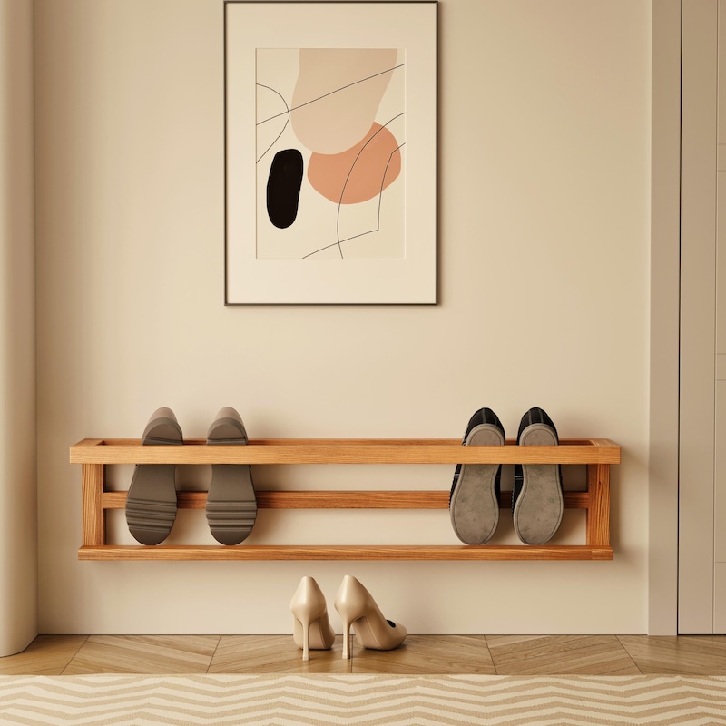 Snapshot of Floating Minimalist Shoe Storage