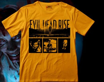 Handmade Evil Dead Rise Horror T-Shirt – Unique Screen-Printed Art Tee