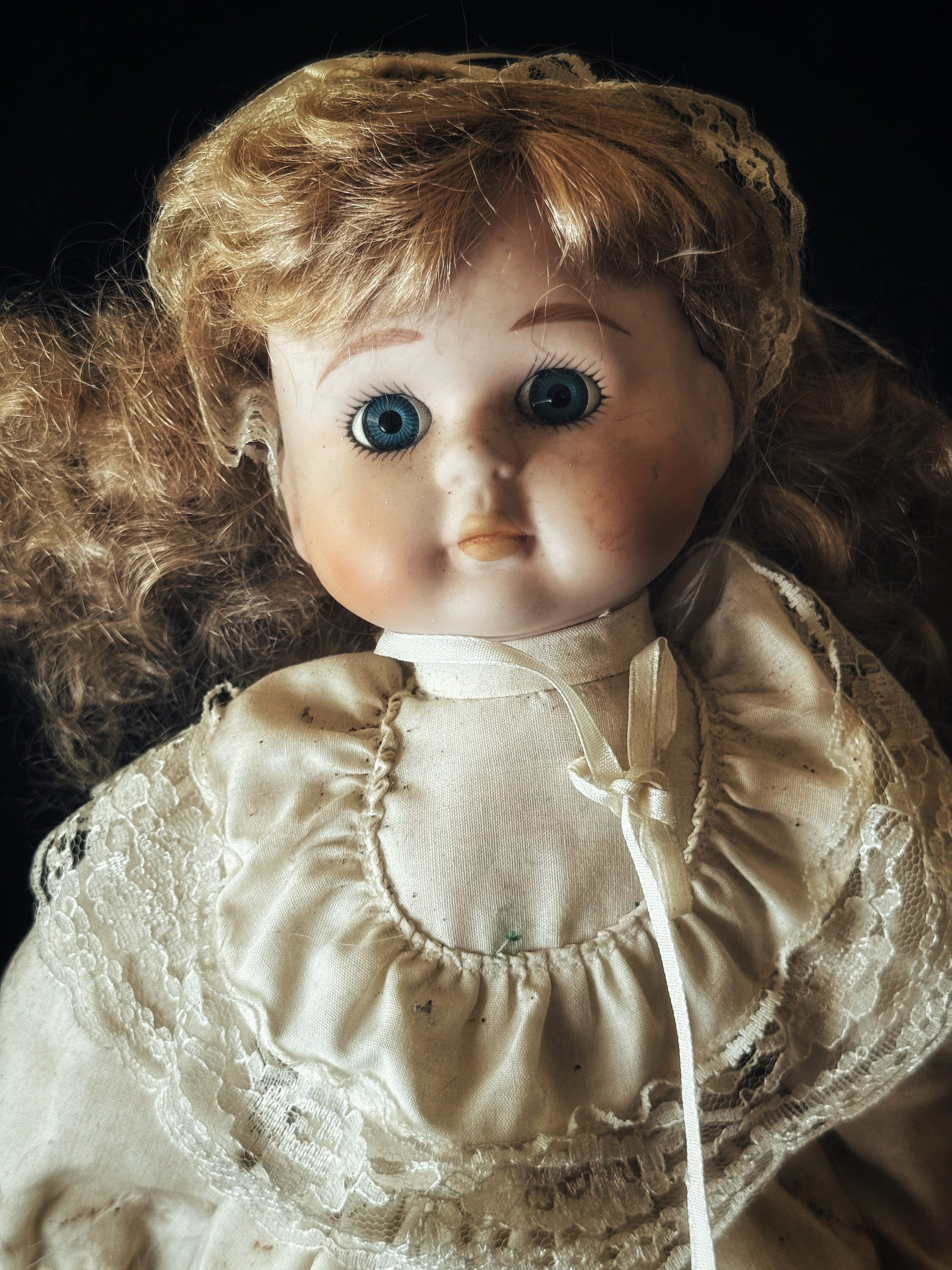 antique doll ୨୧ .·*°.·*° アンティーク ペグドール HAUNTED DOLL