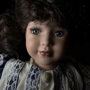 HAUNTED DOLL - vintage porcelain doll with spirit attachment - Sherry