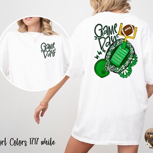 Comfort Colors C1717 Game Day T-Shirt, Football Tee, Cheerleader Gift, Touchdown Shirt, Sports Fan Apparel, College Game Outfit, Trendy Top