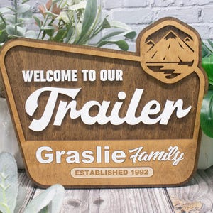 Custom State Park Travel-welkomstbord, meerlaags natuurlijk houten bord, Welcome National State Parks Travel, gepersonaliseerd welkomstbord