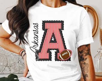 Arkansas Prepster Mascot T Shirt, Comfort Colors, Football, College Shirt, Razorback Fan, University of Arkansas, Game Day, Tailgate Tee