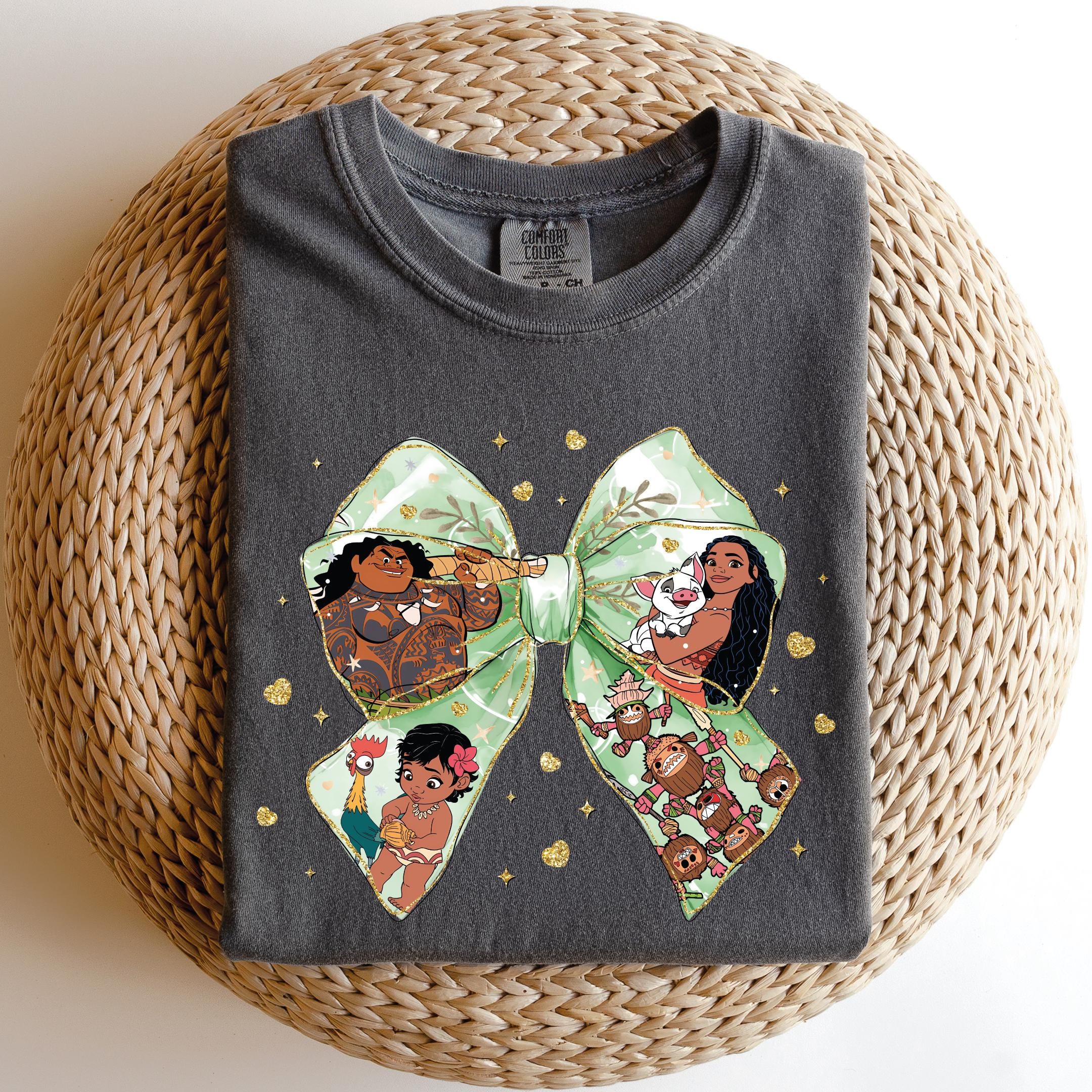 Disney Moana Bow Shirts, Disney Moana Trip Shirt, Moana Disney World Tee, Moana Birthday Shirt, Princess Moana, Disney Princess Tee, MSS342