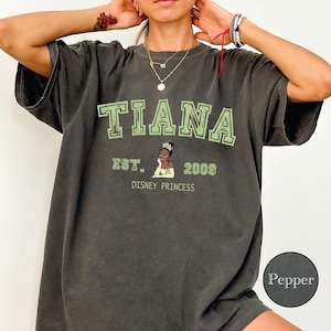 Disney Princess Tiana Shirt, Princess Castle Shirt, Disney Character Shirt,Disneyland Shirt, Watercolor Princes, Tiana Princess Shirt,MSS563