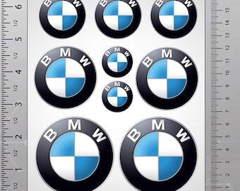BMW stickers set, BMW decals, Reflective Sticker set Car, Bike, Laptop Stickers, High Quality Laminated Waterproof