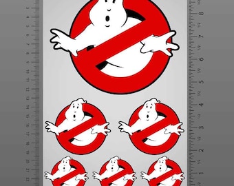 Ghostbusters Reflective stickers set, Ghostbusters decals, Reflective Sticker, Car, Bike, Laptop Stickers, High Quality Laminated Waterproof