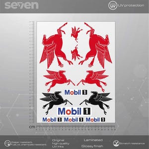 Mobil pegasus sticker - Etsy 日本