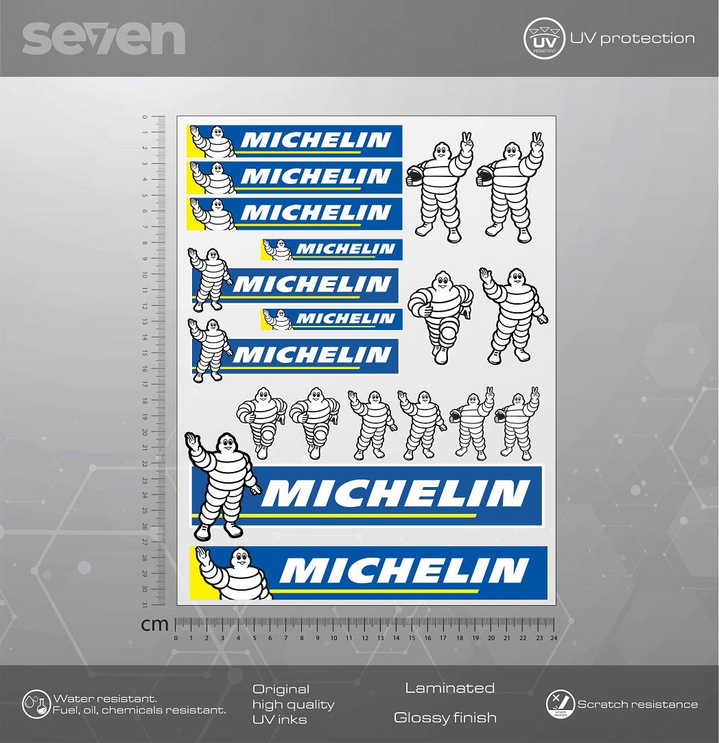 Adesivo Sticker Vintage Autocollant Aufkleber Auto Moto Tuning Michelin