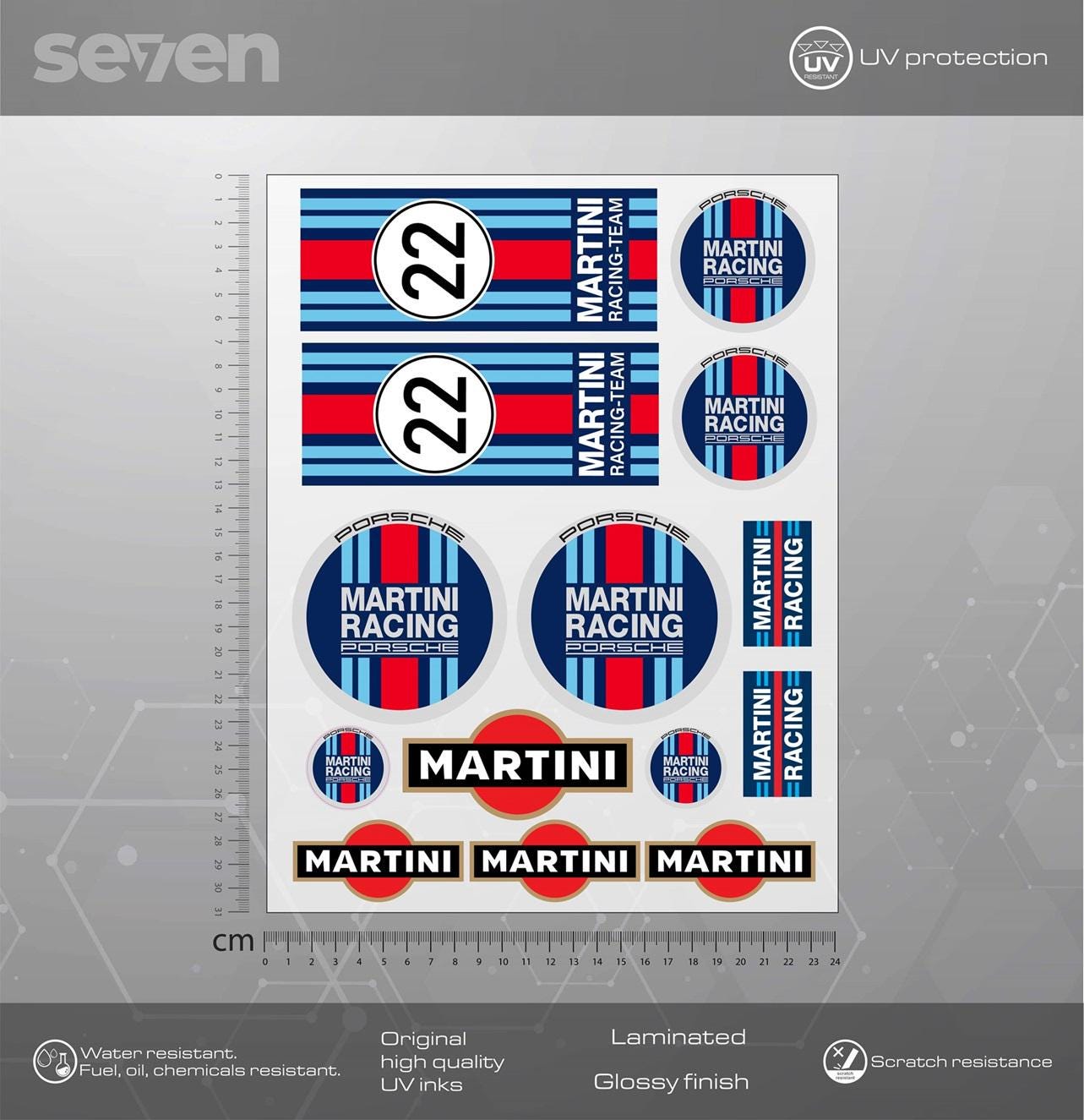 MARTINI LE MANS マルティーニ ステッカー デカール セット