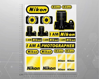 ニコンビニールステッカー デカールシート 23枚 - Etsy 日本