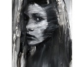 oil painting, Original Painting, oil on canvas, inch 28x20, one of a kind, portrait, hand painted, ready to hang, OOAK