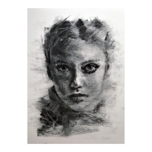 Antics — Original Charcoal Drawing — Carrie Keymel Studio