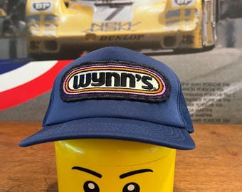 Vintage Motorsport Patch Wynns Trucker Cap