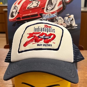 Vintage Motorsport Patch 1989 Indianapolis Indy 500 Trucker Cap