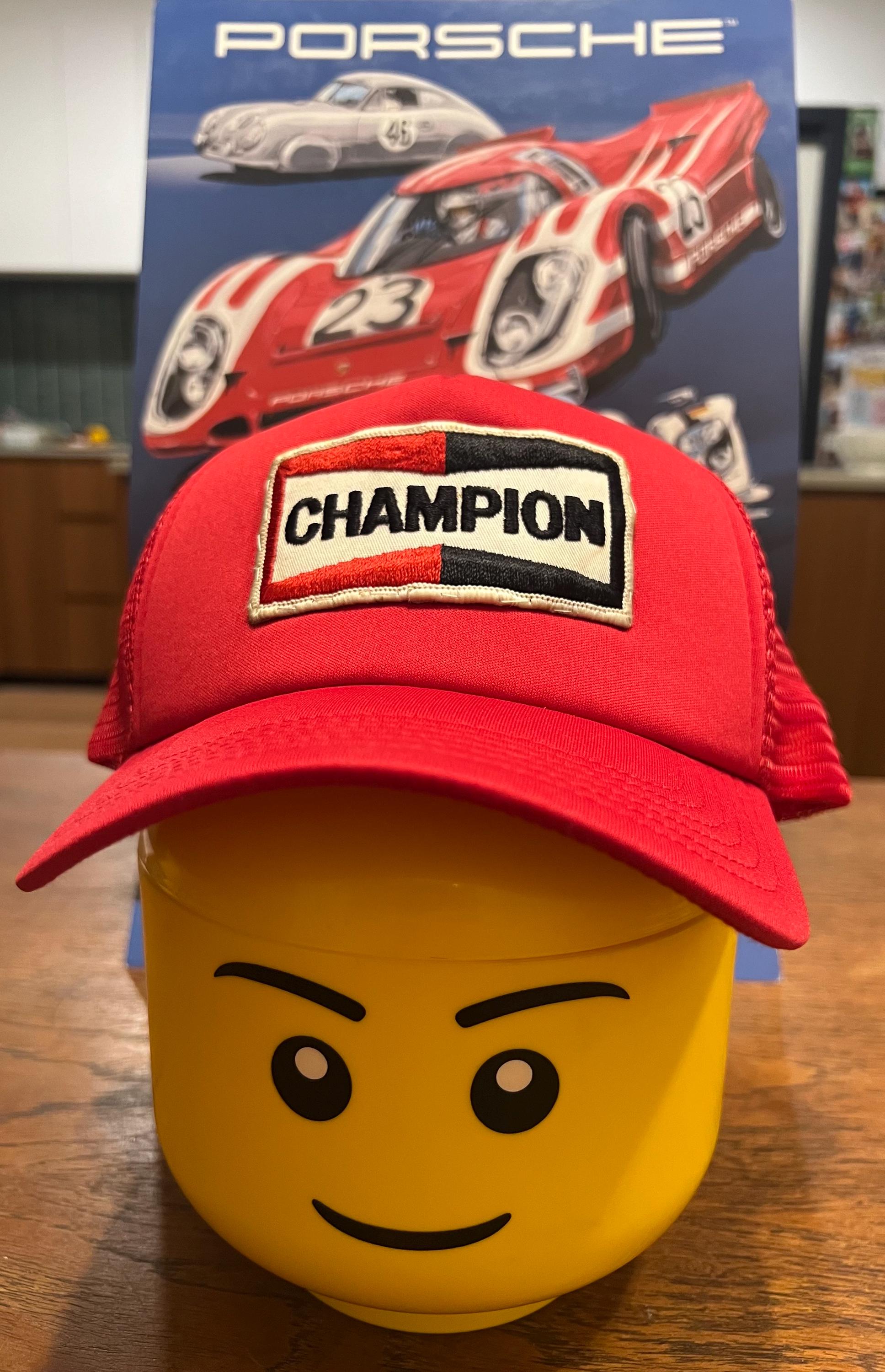 Vintage Champion Champion Spark Plug Hat Vintage Motorsport Patch 