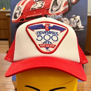 Vintage Motorsport Patch 1991 Indianapolis Indy 500 Trucker Cap