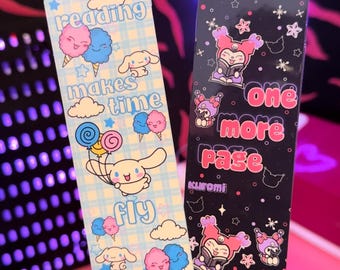 Segnalibri Sanrio: graziosi accessori kawaii Cinnamoroll e Kuromi per regali femminili da amante dei libri e gadget kawaii