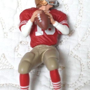 Vintage 1995 San Fransisco 49ers Hallmark Keepsake Ornament Joe Montana Football Legends Collector&#39;s Series, Vintage Joe Montana 49ers