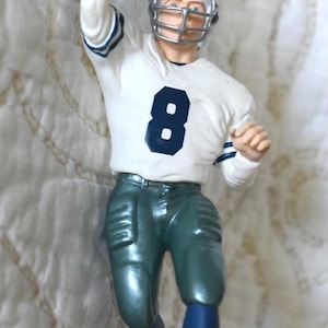 Vintage Troy Aikman Dallas Cowboys Hallmark Christmas Ornamnet 1996, Vintage Dallas Cowboys Ornament, Troy Aikman Ornament from 1996
