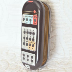 Vintage Keller Charles Tin Box, Rare Vintage Tin Box, Remote Control Tin Box, TV Controller Tin Box