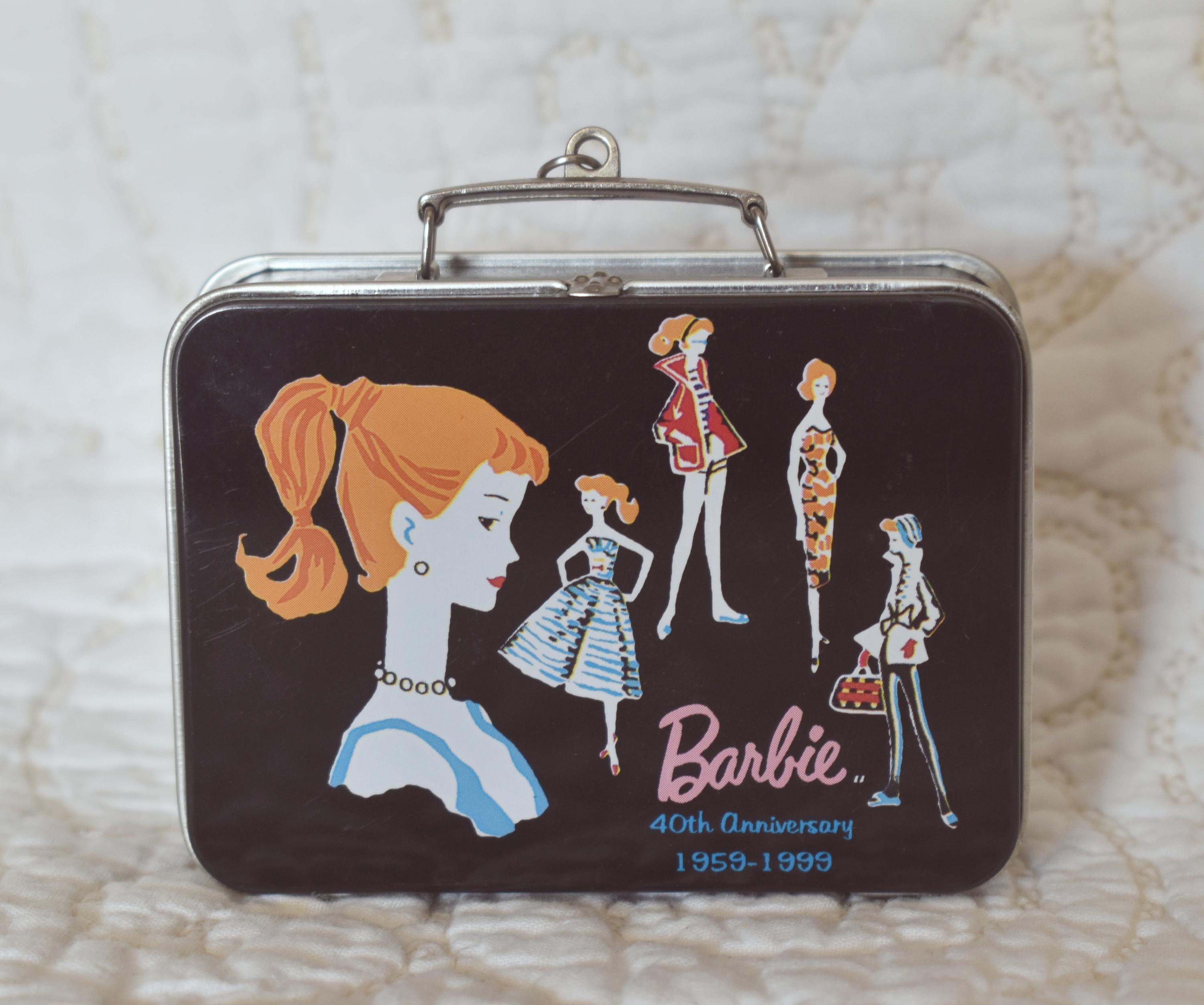 Barbie metal lunch box hotsell
