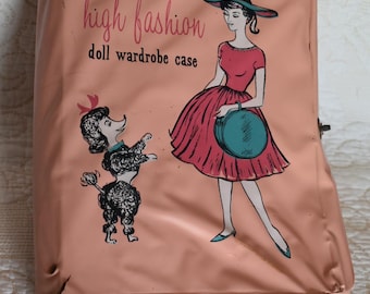 Vintage 1960s High Fashion Doll Wardrobe Case