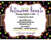 Items similar to PRINTABLE personalized Halloween party invitation on Etsy